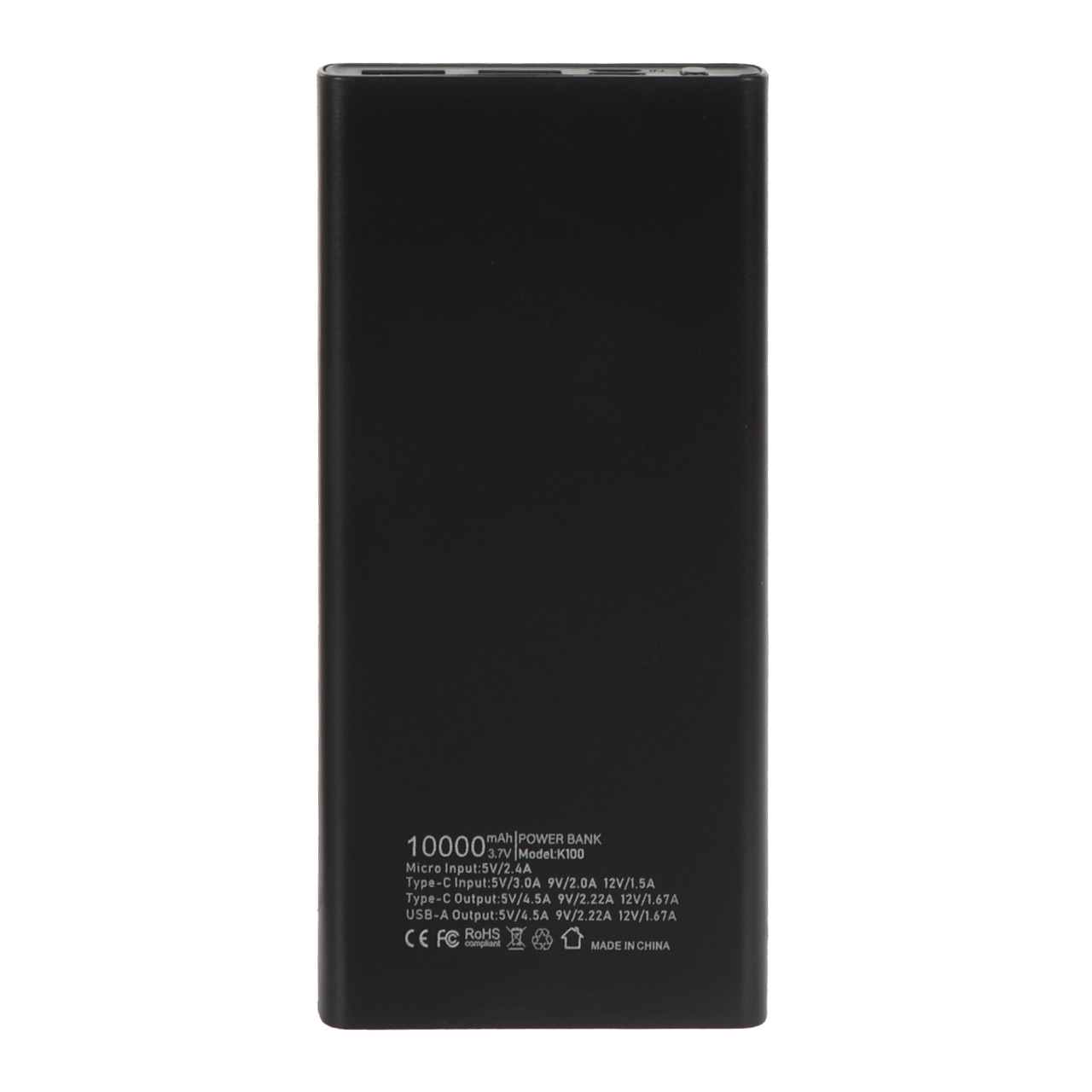 پاوربانک (PD و فست شارژ) Mossco 10000mAh مدل K100 22.5W - مشکی